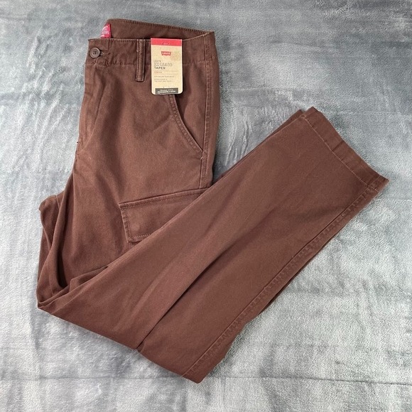 Levi's Other - Levi's XX Cargo Pockets Relaxed Tapered Pants 30X32 Men's Brown Stretch Cotton